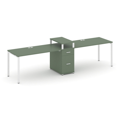 Бенч-система на 2 места с 1 опорной тумбой Concept CN.ORS-421