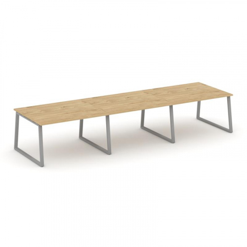 Style Project Стол переговорный SN-6T1.SPRG-054.3 Акация Лорка/Металл Антрацит 4740*1180*750 фото 3