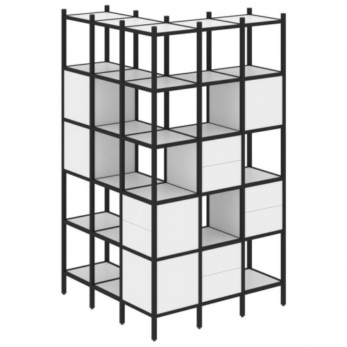 Стеллаж офисный угловой Loft VR.L-53 фото 8 Стеллаж офисный угловой Loft VR.L-53 фото 8