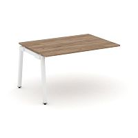 Style Project Проходной наб. элем. перег. стола SN-5A.NSPRG-001.3 Дуб Табак/Металл Белый 980*980*750