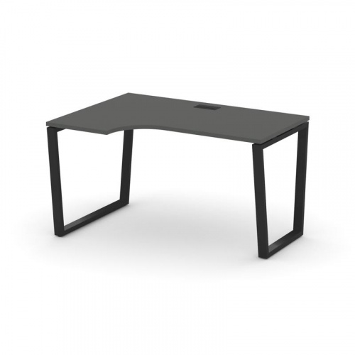 Style Project Стол рабочий эргоном. SN-6T2.SPA-001(L) Акация Лорка/Металл Антрацит/Заглушка Пластик фото 5