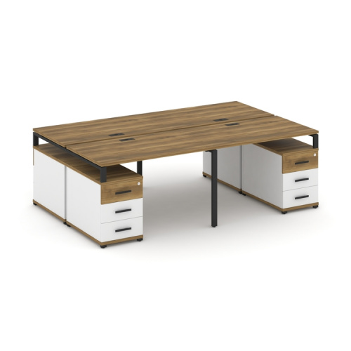 Бенч-система на 4 места с 2 опорными тумбами Concept CN.DRS-326 фото 7 Бенч-система на 4 места с 2 опорными тумбами Concept CN.DRS-326 фото 7