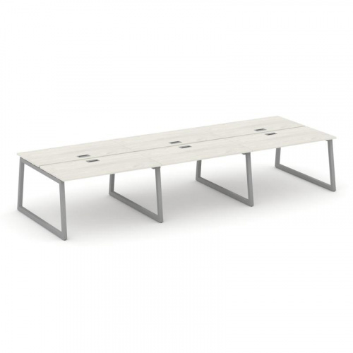 Style Project Рабочая станция 2-х сторон. SN-5T1.DRS-073 Акация Лорка/Металл Антрацит/Заглушка Пласт фото 11