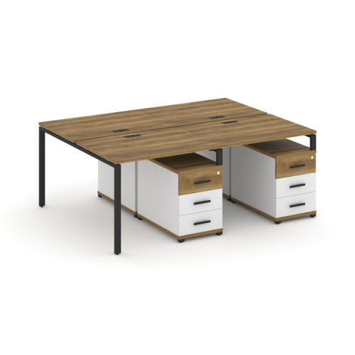 Бенч-система на 4 места с 2 опорными тумбами Concept CN.DRS-317 фото 7