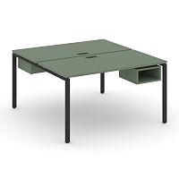 Бенч-система на 2 места с подвесными тумбами Concept CN.DRS-102