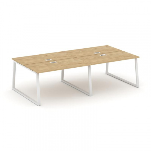 Style Project Рабочая станция 2-х сторон. SN-6T1.DRS-044 Акация Лорка/Металл Антрацит/Заглушка Пласт фото 3