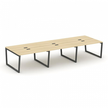 Style Project Рабочая станция 2-х сторон. SN-5T2.DRS-073 Акация Лорка/Металл Антрацит/Заглушка Пласт