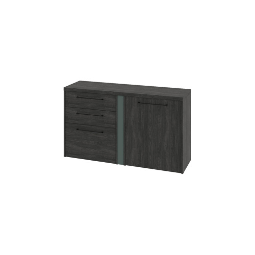 Тумба двухсекционная с дверью ЛДСП и 3 ящиками Greenwood G-681.01R (R)