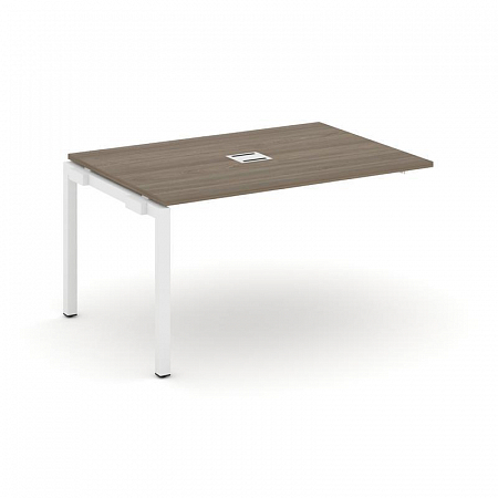 Style Project Проходной наб. элем. перег. стола SN-5P.NSPRG-002 Вяз Благородный/Металл Белый 1180*98