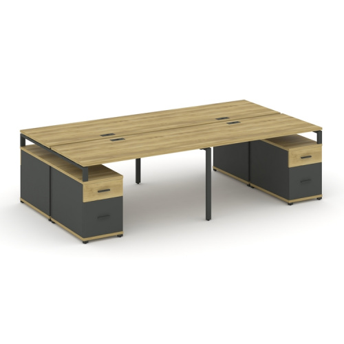 Бенч-система на 4 места с 2 опорными тумбами Concept CN.DRS-329 фото 4 Бенч-система на 4 места с 2 опорными тумбами Concept CN.DRS-329 фото 4