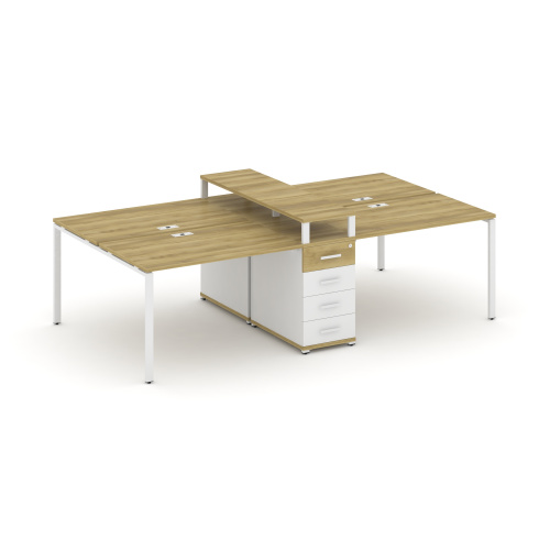 Бенч-система на 4 места с 1 опорной тумбой Concept CN.DRS-434 фото 11 Бенч-система на 4 места с 1 опорной тумбой Concept CN.DRS-434 фото 11