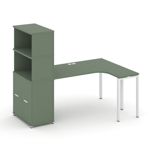 Стол эргономичный с опорным распашным шкафом Concept CN.SA-215(R)