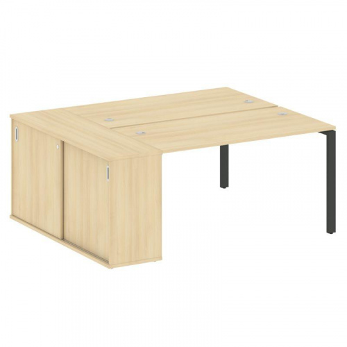 Бенч-система с шкафом-купе на П-обр. м/к Metal System БП.РС-СШК-1.3 фото 2