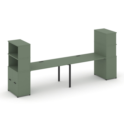 Бенч-система с опорными распашными шкафами Concept CN.ORS-232