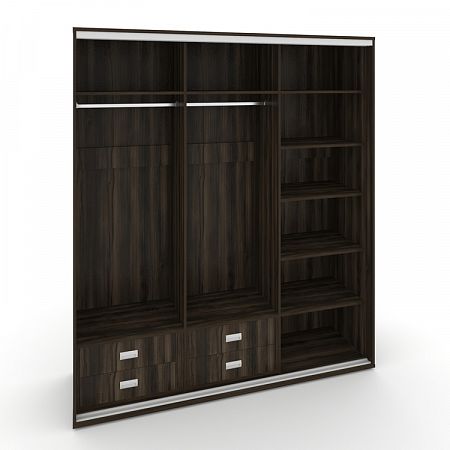 Корпус 3-х секционного шкафа высокого L=2519мм Maris SH.K3-7.1 K3