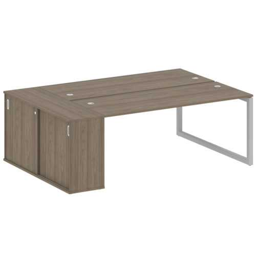 Бенч-система с шкафом-купе на О-обр. м/к Metal System Quattro 50БО.РС-СШК-1.5 фото 2 Бенч-система с шкафом-купе на О-обр. м/к Metal System Quattro 50БО.РС-СШК-1.5 фото 2