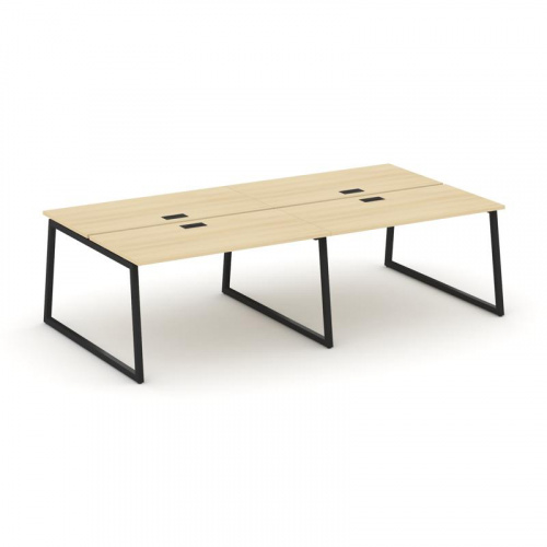 Style Project Рабочая станция 2-х сторон. SN-4T1.DRS-053 Акация Лорка/Металл Антрацит/Заглушка Пласт фото 25