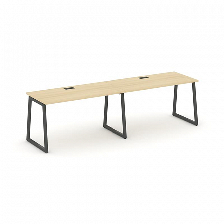 Style Project Рабочая станция 1 сторон. SN-4T1.ORS-004 Акация Лорка/Металл Антрацит/Заглушка Пластик