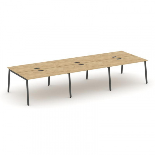 Style Project Рабочая станция 2-х сторон. SN-4A.DRS-082 Белый/Металл Антрацит 3540*1632*750 фото 26