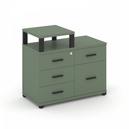 Тумба приставная с 4 ящиками Concept CN.TSP-011 B