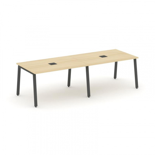 Style Project Стол переговорный SN-6A.SPRG-014 Тиквуд Светлый/Металл Белый 3160*980*750 фото 25