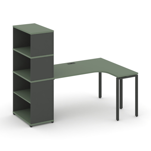 Стол эргономичный с опорным стеллажом Concept CN.SA-207(R) Стол эргономичный с опорным стеллажом Concept CN.SA-207(R)