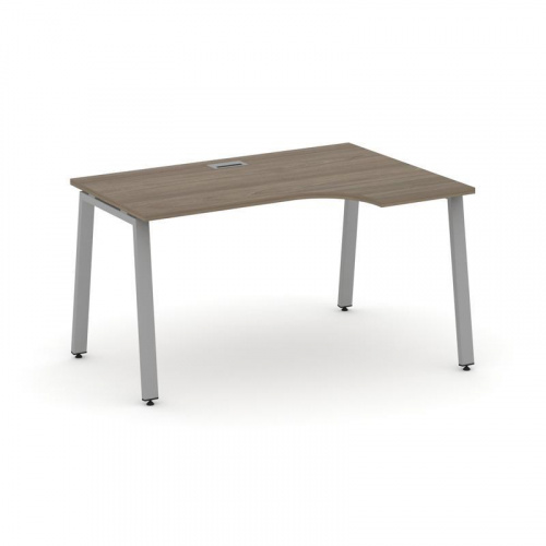 Style Project Стол рабочий эргоном. SN-6A.SPA-022(R) Антрацит/Металл Белый 1580*800/980*750 фото 7 Style Project Стол рабочий эргоном. SN-6A.SPA-022(R) Антрацит/Металл Белый 1580*800/980*750 фото 7