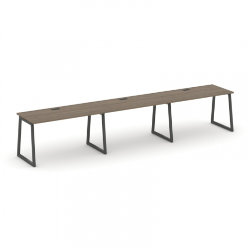 Style Project Рабочая станция 1 сторон. SN-4T1.ORS-033 Акация Лорка/Металл Антрацит/Заглушка Пластик фото 12