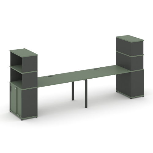 Бенч-система с опорным шкафом-купе Concept CN.ORS-241 фото 2 Бенч-система с опорным шкафом-купе Concept CN.ORS-241 фото 2