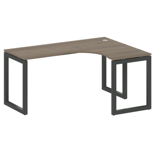 Стол криволинейный правый на О-обр. м/к Metal System Quattro 50БО.СА-4 (R) фото 2 Стол криволинейный правый на О-обр. м/к Metal System Quattro 50БО.СА-4 (R) фото 2