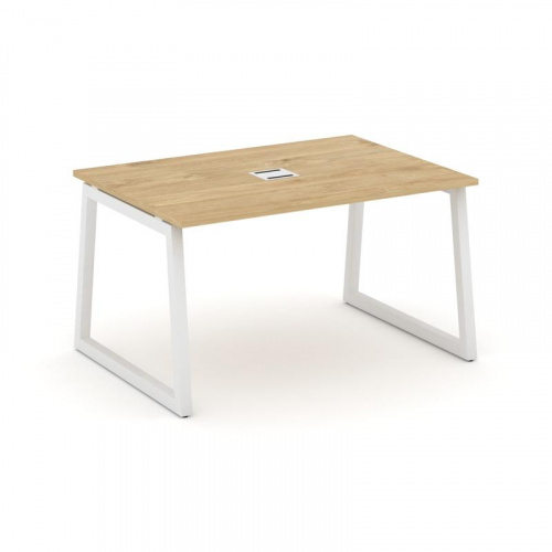 Style Project Стол переговорный SN-5T1.SPRG-004 Акация Лорка/Металл Антрацит/Заглушка Металл Антраци фото 3