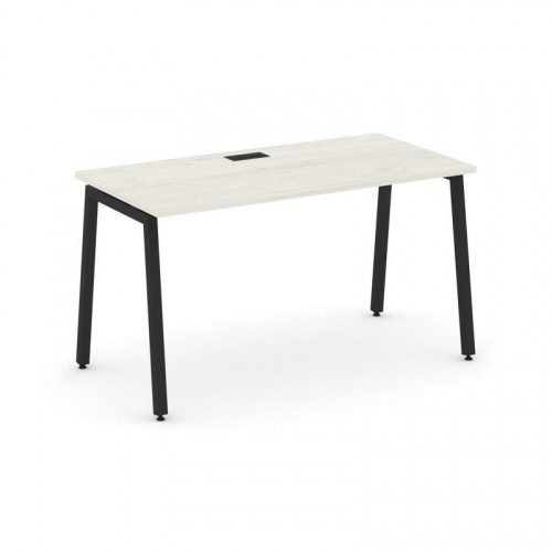 Style Project Стол письменный SN-4A.SP-012 Дуб Наварра/Металл Белый 1180*700*750 фото 9