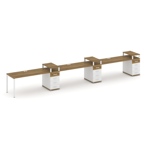 Бенч-система на 3 места с 3 опорными тумбами Concept CN.ORS-460 фото 8