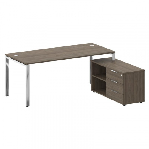 Стол руководителя с тумбой Metal System Direct БГ.СРТ-5.8 (R) Стол руководителя с тумбой Metal System Direct БГ.СРТ-5.8 (R)