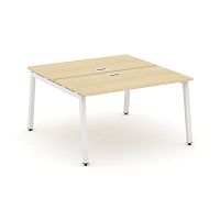 Style Project Рабочая станция 2-х сторон. SN-5A.DRS-021 Акация Лорка/Металл Белый 980*1632*750