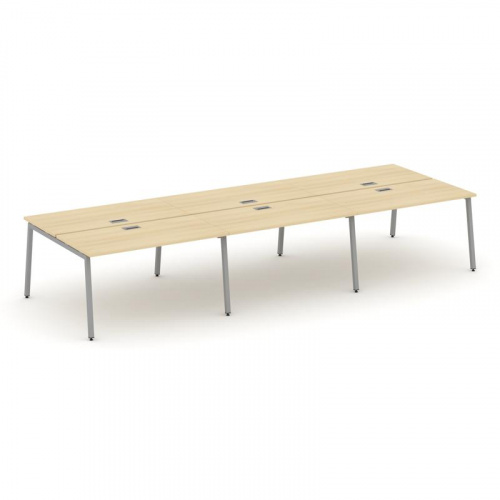 Style Project Рабочая станция 2-х сторон. SN-4A.DRS-082 Белый/Металл Антрацит 3540*1632*750 фото 6