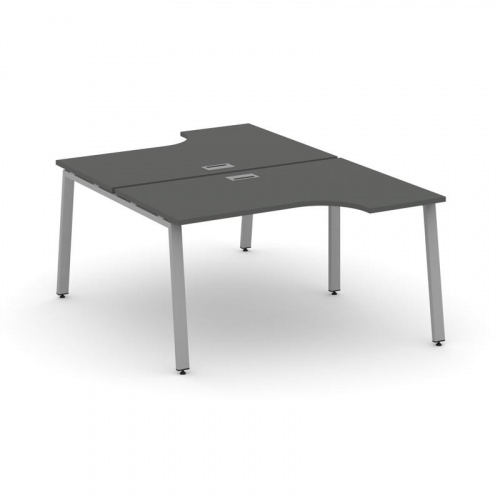 Style Project Рабочая станция эргоном. SN-6A.DRPA-012 Вяз Благородный/Металл Белый 1580*1432/1992*75 фото 12