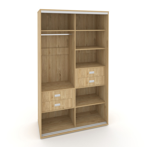 Корпус 2-х секционного шкафа высокого L=1500мм Maris SH.K2-5.1 K5 фото 4