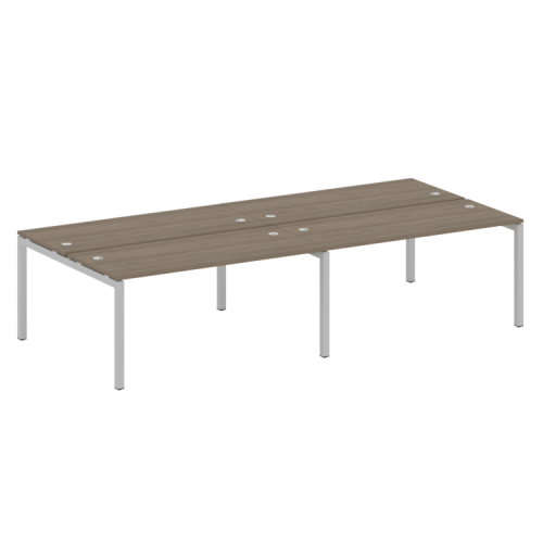 Бенч-система на 4 места на П-обр. м/к Metal System Quattro 50БП.СМ-4.4  фото 2