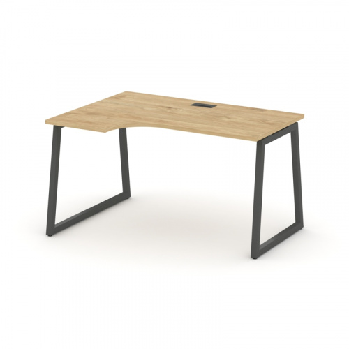 Style Project Стол рабочий эргоном. SN-4T1.SPA-011(L) Акация Лорка/Металл Антрацит/Заглушка Пластик фото 12 Style Project Стол рабочий эргоном. SN-4T1.SPA-011(L) Акация Лорка/Металл Антрацит/Заглушка Пластик фото 12