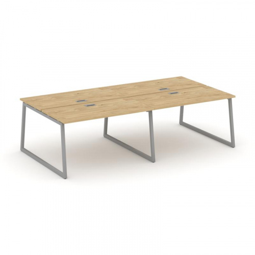 Style Project Рабочая станция 2-х сторон. SN-4T1.DRS-053 Акация Лорка/Металл Антрацит/Заглушка Пласт фото 2