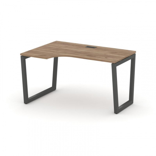 Style Project Стол рабочий эргоном. SN-5T2.SPA-001(L) Акация Лорка/Металл Антрацит/Заглушка Пластик фото 23