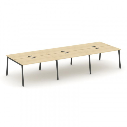 Style Project Рабочая станция 2-х сторон. SN-4A.DRS-082 Белый/Металл Антрацит 3540*1632*750 фото 25