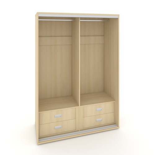 Корпус 2-х секционного шкафа низкого L=1400мм Maris SH.K2-4.2 K3