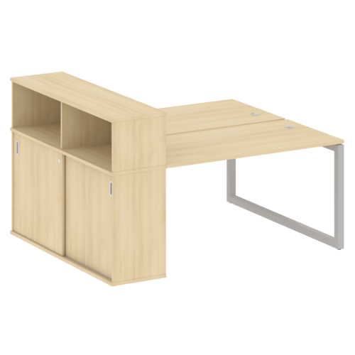 Бенч-система с шкафом-купе на О-обр. м/к Metal System Quattro 50БО.РС-СШК-2.3 фото 4