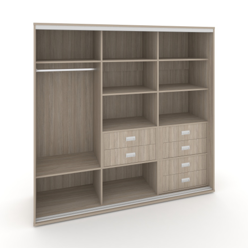 Корпус 3-х секционного шкафа низкого L=2219мм Maris SH.K3-5.2 K3 фото 6