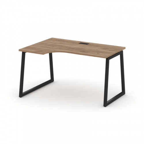 Style Project Стол рабочий эргоном. SN-4T1.SPA-011(L) Акация Лорка/Металл Антрацит/Заглушка Пластик фото 6 Style Project Стол рабочий эргоном. SN-4T1.SPA-011(L) Акация Лорка/Металл Антрацит/Заглушка Пластик фото 6