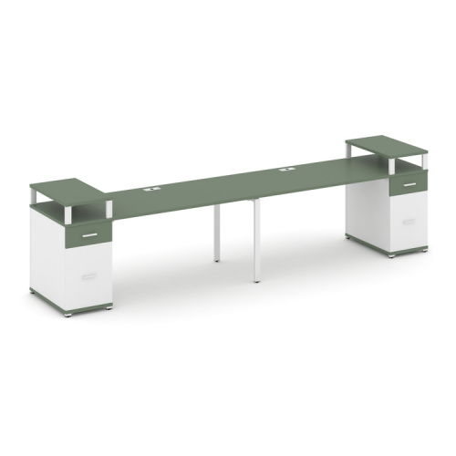 Бенч-система на 2 места с 2 опорными тумбами Concept CN.ORS-430 фото 5