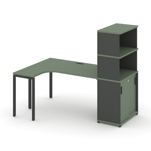 Стол эргономичный с опорным шкафом-купе Concept CN.SA-222(L) Стол эргономичный с опорным шкафом-купе Concept CN.SA-222(L)