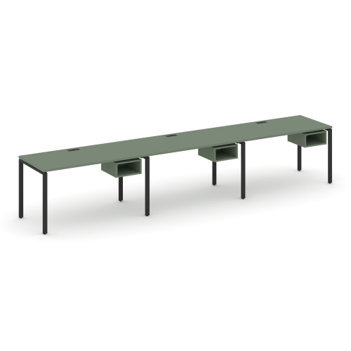 Бенч-система на 3 места с подвесными тумбами Concept CN.ORS-124